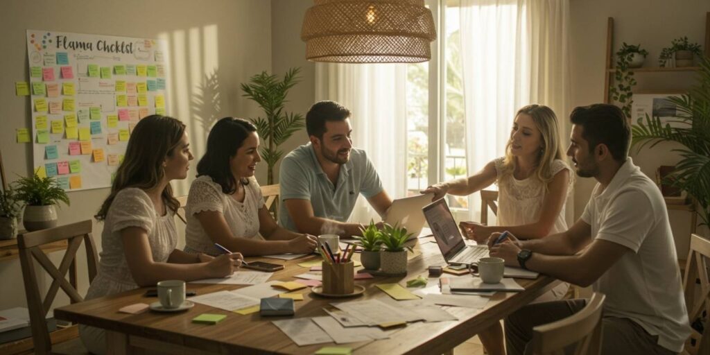 1 mês antes: Reunião final, checklist e… respirar!