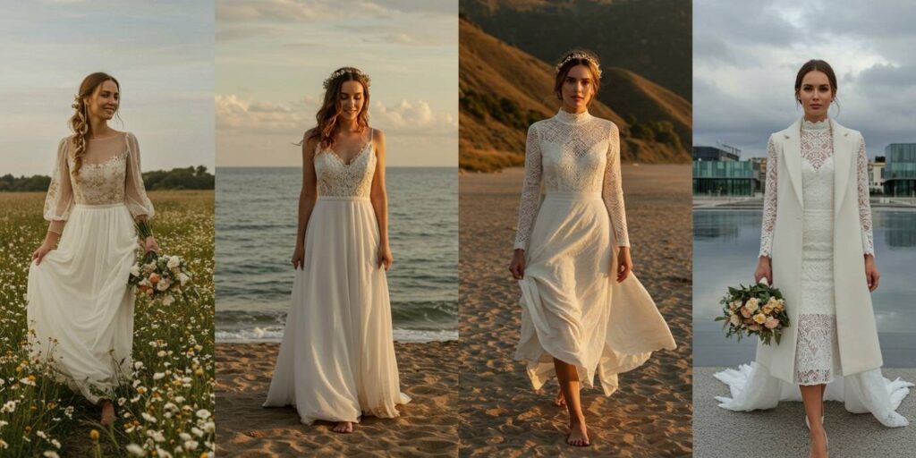 Estação do Ano e Local da Cerimônia: O Casamento Dita o Estilo do Vestido