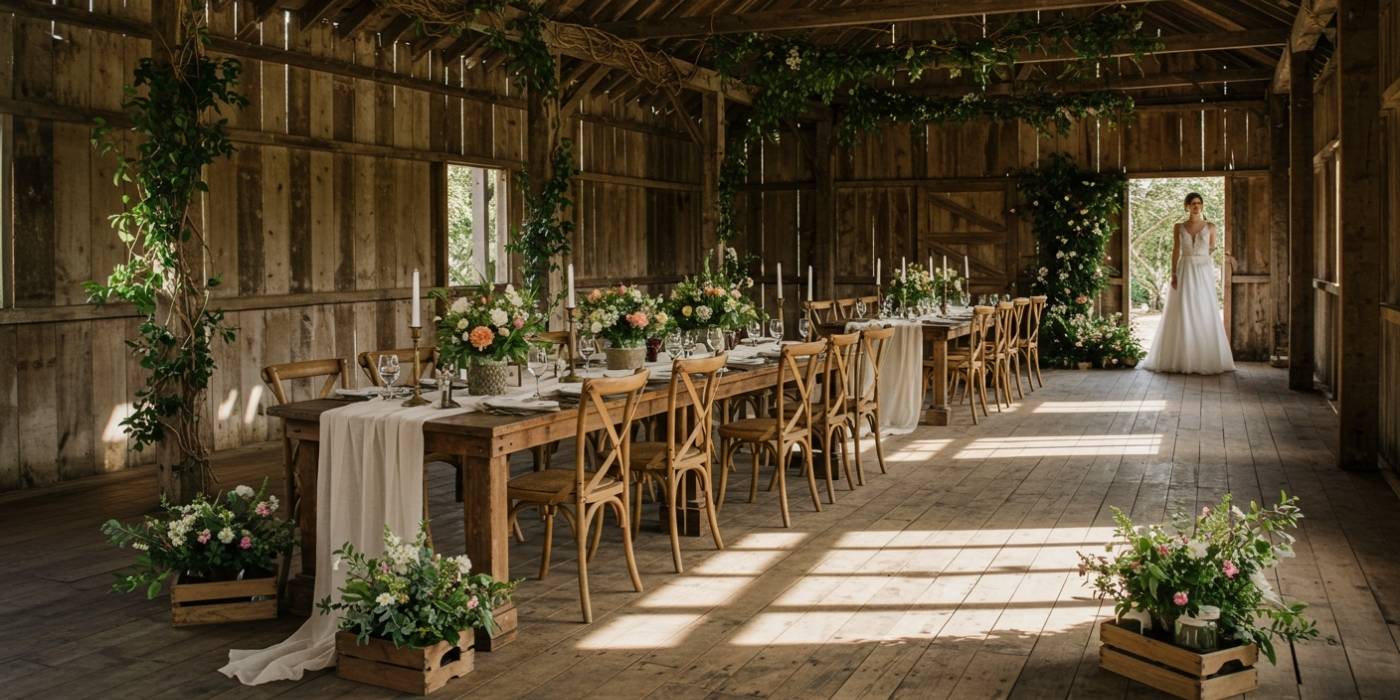Inspirações de Decoração de Casamento Rústico e Elegante