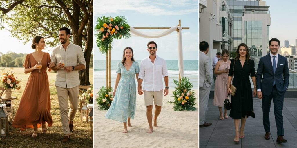 Looks por Estilo de Casamento: Do Rústico ao Urbano, Como se Adaptar com Estilo