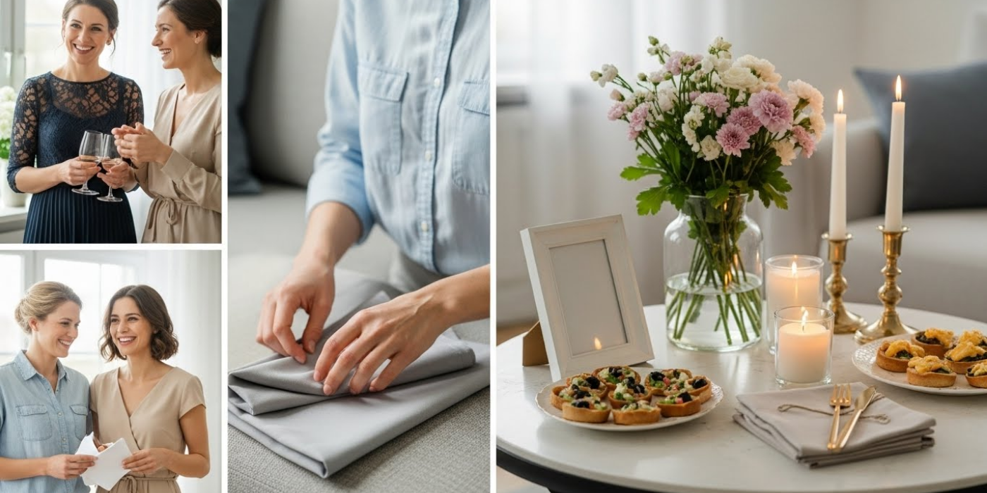 Como Receber os Convidados com Charme e Organização