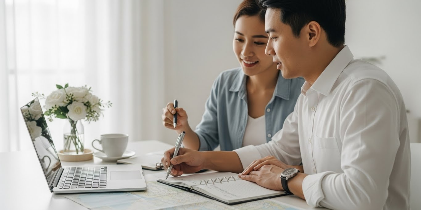 Como Organizar a Lua de Mel Junto com o Planejamento do Casamento