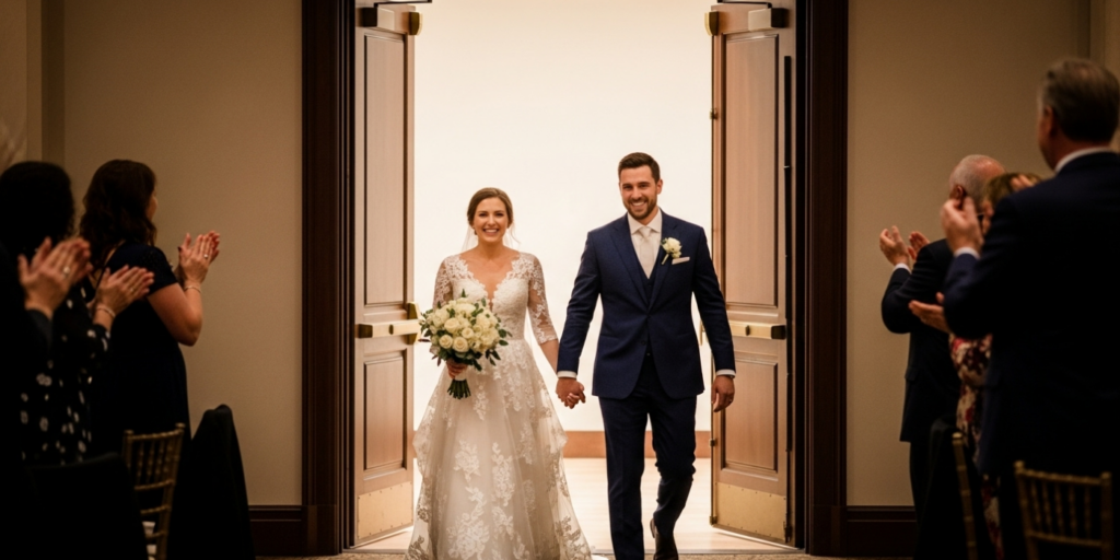 Como Planejar a Entrada dos Noivos na Recepção_ O Momento Mágico Que Vai Encantar Seus Convidados