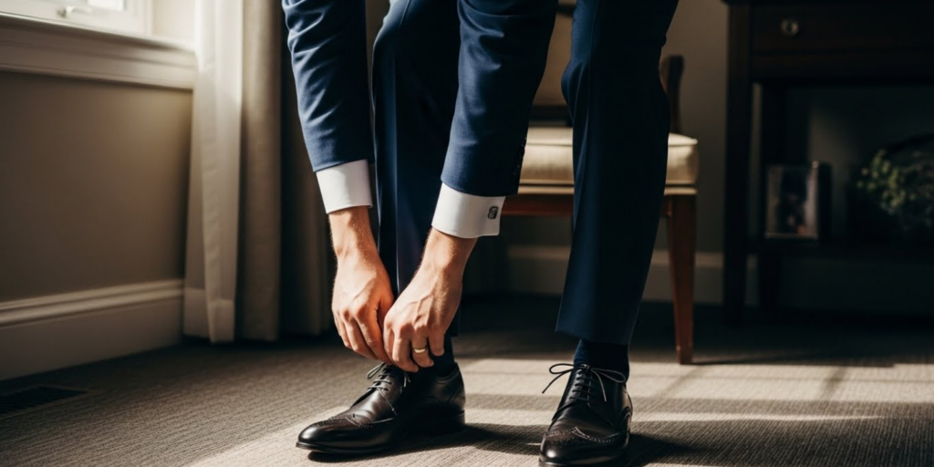 Por Que o Sapato do Noivo Importa Mais do Que Você Imagina